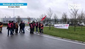 VIDÉO. Réforme des retraites : des blocages sur la zone industrialoportuaire de Saint-Nazaire