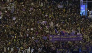 Espagne: manifestation à Madrid pour la Journée internationale des droits des femmes