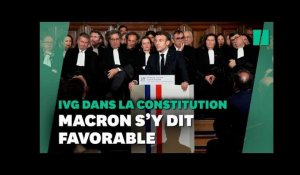 Hommage à Halimi : Macron se dit favorable à la constitutionnalisation de l'IVG