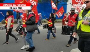 Vidéo. Manifestation contre la reforme des retraites aux Sables-d’Olonne avance au son des tambours 