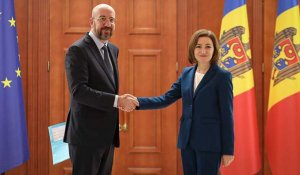 En visite à Chisinau, Charles Michel réaffirme le soutien de l'UE à la Moldavie