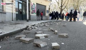 saint-Nazaire :Tension et heurts à la fin de la manifestation