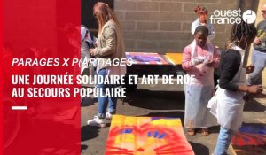 VIDÉO. Six street artistes pour une journée solidaire au Secours populaire du Mans