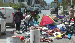 Tunisie: fortes tensions entre migrants et riverains devant le siège du HCR