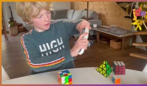 Aloïs, 11 ans, est un pro du Rubik’s Cube