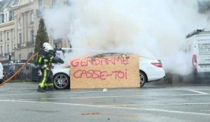 "Gendarme casse-toi": tensions en marge de la manifestation à Rennes