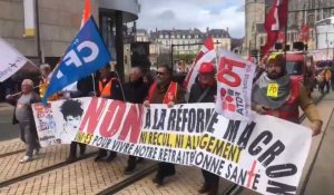VIDEO. Réforme des retraites : le cortège s'élance pour cette douzième journée de grève au Mans 