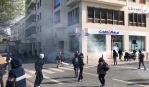 Angers : des tirs de gaz lacrymogène lors de la manifestation contre la réforme des retraites