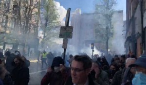 Manifestation à Lille : les forces de l'ordre ont envoyé des gazs lacrymogènes