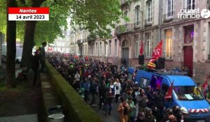 VIDÉO. Retraites : après l'annonce du Conseil constitutionnel, 3500 personnes manifestent à Nantes