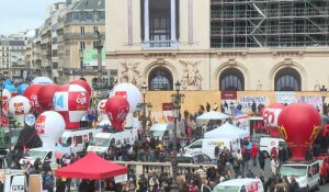 Retraites: 42.000 personnes ont manifesté à Paris, selon la préfecture de police
