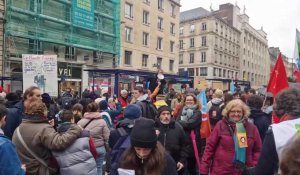 Manifestation à Rouen suite au feu vert du conseil constitutionnel