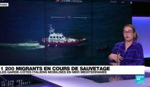 1 200 migrants en urgence absolue en mer Méditerranée