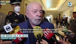 Lula demande aux Etats-Unis de cesser "d'encourager la guerre" en Ukraine