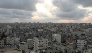 Vues sur la bande de Gaza après plusieurs jours de tensions avec Israël