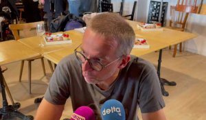 Merville : Mathieu Lesenne, fondateur de la brasserie du Pays Flamand, explique le projet de l'Anosteké solidaire realisée avec le foyer medicalisé de Noeud-les-Mines
