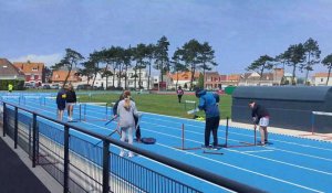 compétition départementale d'athlétisme de l'UGSEL à Berck-sur-Mer