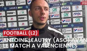 Football (L2): rencontre avec Antoine Léautey avant la venue de Valenciennes