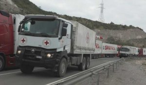 Arménie: un convoi de la Croix-Rouge internationale se dirige vers le Nagorny Karabakh