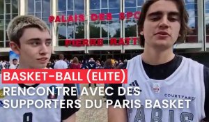 Clément et Baptiste, deux supporters parisiens, ont fait le deplacement pour le premier match du SQBB à domicile