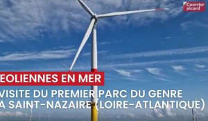 Visite du premier parc éolien en mer de Saint-Nazaire