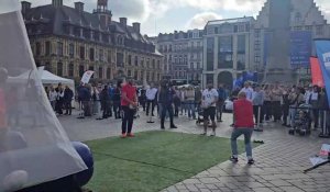 Coupe du monde de rugby : juste avant le match Angleterre-Chili, ambiance de folie dans les rues de Lille