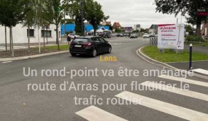 un nouveau rond-point va être aménagé route d’Arras pour fluidifier le trafic routier 
