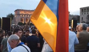 Arménie: manifestation anti-gouvernementale à Erevan