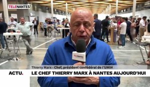VIDEO. Le double chef étoilé Thierry Marx à Nantes