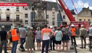 VIDÉO. Le monument aux morts a déménagé à Ploërmel : « C'est un événement pour la ville ! »