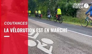 VIDÉO. À Coutances, la Vélorution, sur un bon braquet, a des revendications pour les cyclistes