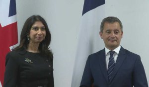 Le ministre français de l'Intérieur accueilli par son homologue britannique