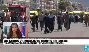 Naufrage en Grèce : polémique autour de la non intervention de Frontex