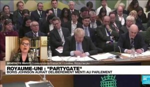 "Partygate" : Boris Johnson coupable d'avoir menti au Parlement