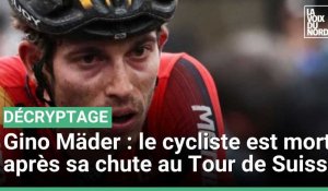 Gino Mäder est mort après sa chute lors du Tour de Suisse