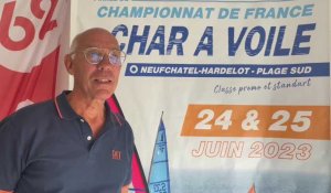 François Despatures, président des Drakkars, nous présente la finale du championnat de France de char à voile qui aura lieu les 24 et 25 juin à Neufchâtel-Hardelot.