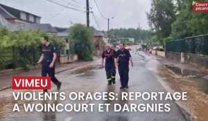 Violents orages en Picardie maritime