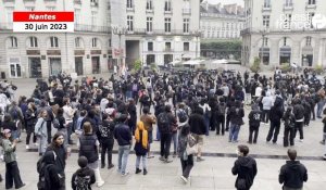 VIDEO. Mort de Nahel : la manifestation interdite à Nantes a bien eu lieu