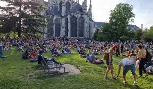 Le festival Rush dans les jardins de l'hôtel de Ville de Rouen