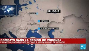 Rébellion armée en Russie : L'armée russe mène des actions à 500km de Moscou