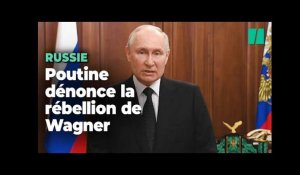 Vladimir Poutine dénonce la rébellion de Prigojine, une « menace mortelle » pour la Russie
