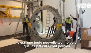 VIDEO. À Rennes, un tueur de cancer high-tech de de 10 tonnes installé dans un bunker