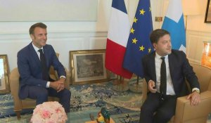 Macron rencontre le maire de Marseille à l'hôtel de ville