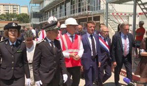 Marseille: Emmanuel Macron visite la prison des Baumettes