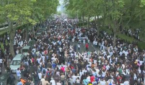 Nanterre: début de la marche blanche en hommage à l'adolescent tué par un policier