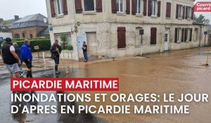 Inondations: le jour d'après en Picardie maritime