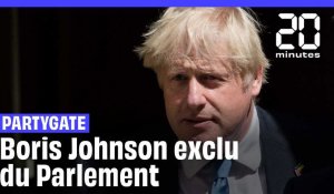 Royaume-Uni : Boris Johnson exclu du Parlement après le « Partygate » #shorts