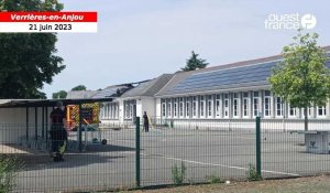 VIDÉO. Près d’Angers, l’incendie dans une école entraîne l’évacuation des élèves 