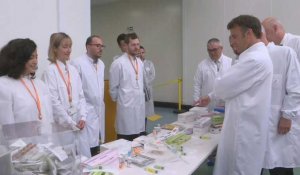 Macron en Ardèche pour une visite sur la production de médicaments en France