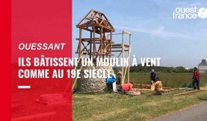 VIDÉO. Des apprentis charpentiers construisent un moulin sur l’île d’Ouessant